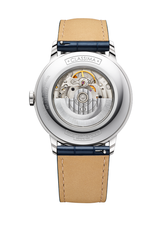 Baume & Mercier Classima 10333 automatic 42mm on blue leather