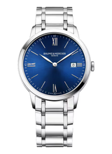 Load image into Gallery viewer, Baume &amp; Mercier Classima 10382 Blue 40mm Quartz on Bracelet