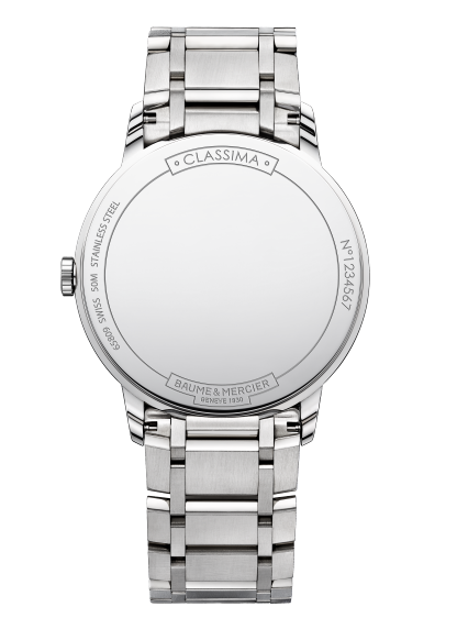 Baume & Mercier Classima 10382 Blue 40mm Quartz on Bracelet