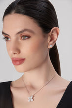 Load image into Gallery viewer, Pasquale Bruni Petit Garden Necklace 18k White Gold with Diamonds, Medium Flower.