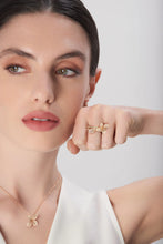 Load image into Gallery viewer, Pasquale Bruni Petit Garden Necklace 18k Rose Gold with Diamonds -Medium flower