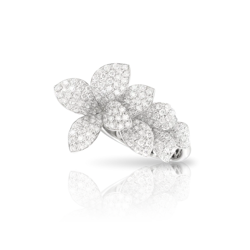 Pasquale Bruni Petit Garden Ring in 18k White Gold with Diamonds.