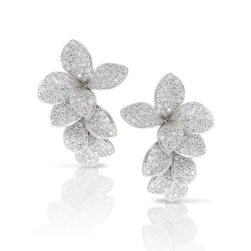 Pasquale Bruni Petit Garden small flower diamonds earrings
