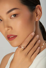 Load image into Gallery viewer, Pasquale Bruni Figlia dei Fiori in 18k Rose Gold with &#39;Earth&#39; gems and Diamonds.