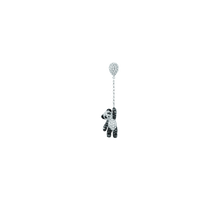 Load image into Gallery viewer, Qeelin Mini Classic Bo Bo earring in 18K white gold with diamonds