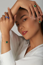 Load image into Gallery viewer, Pasquale Bruni Petit Joli Green Agate and Diamonds Rose Gold Earrings