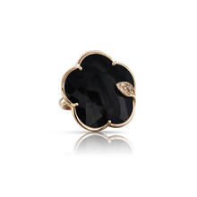 Load image into Gallery viewer, Pasquale Bruni Ton Joli Ring 18k RG with Onxy and Diamonds.