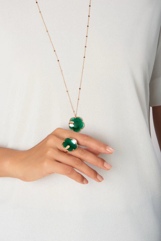 Pasquale Bruni Ton Joli Green Agate Necklace