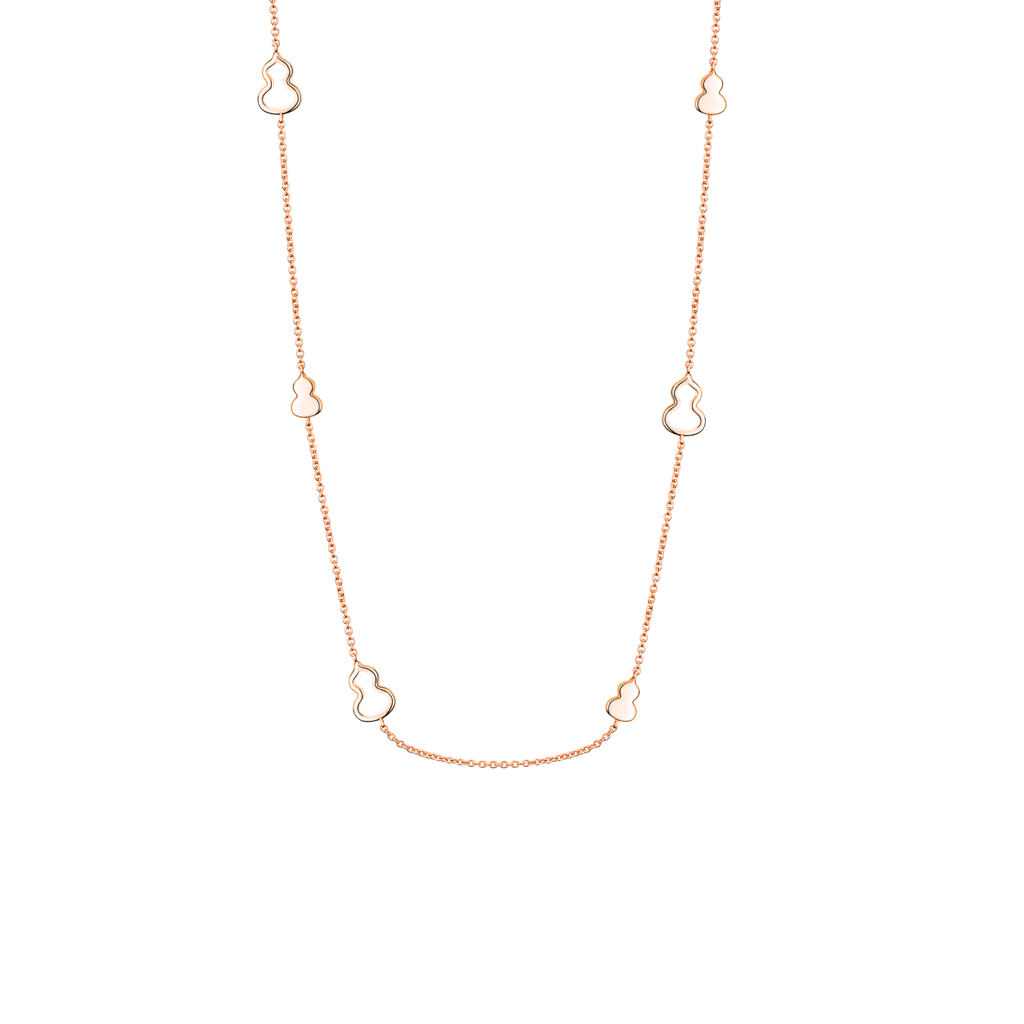 Qeelin Wulu 18 inches sautoir necklace in 18K rose gold