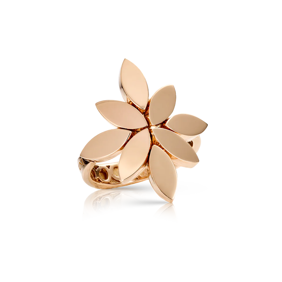 Pasquale Bruni Ghirlanda Luce Di Loto Ring in 18k Rose Gold
