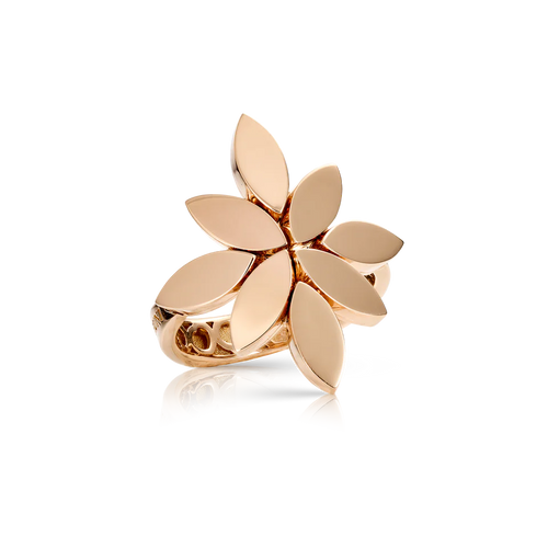 Pasquale Bruni Ghirlanda Luce Di Loto Ring in 18k Rose Gold