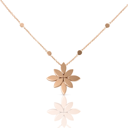 Pasquale Bruni Ghirlanda Luce Di Loto Necklace in 18k Rose Gold