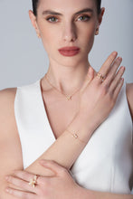 Load image into Gallery viewer, Pasquale Bruni Petit Garden Bracelet in Rose Gold with Diamond &amp; Champagne -Mirco Flower