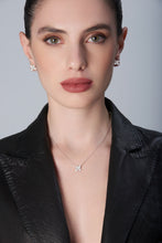 Load image into Gallery viewer, Pasquale Bruni Petit Garden Necklace 18k WG with White Diamonds Micro Flower