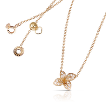 Load image into Gallery viewer, Pasquale Bruni Petit Garden Necklace 18k Rose Gold with Diamonds -Mirco flower