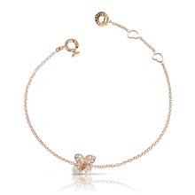 Load image into Gallery viewer, Pasquale Bruni Petit Garden Bracelet in Rose Gold with Diamond &amp; Champagne -Mirco Flower