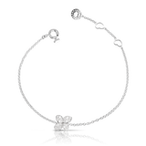 Pasquale Bruni Petit Garden Bracelet in White Gold and Diamond -Mirco Flower