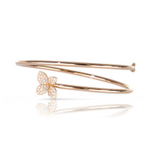Load image into Gallery viewer, Pasquale Bruni Petit Garden Bracelet in Rose Gold with Diamond -Mirco Flower