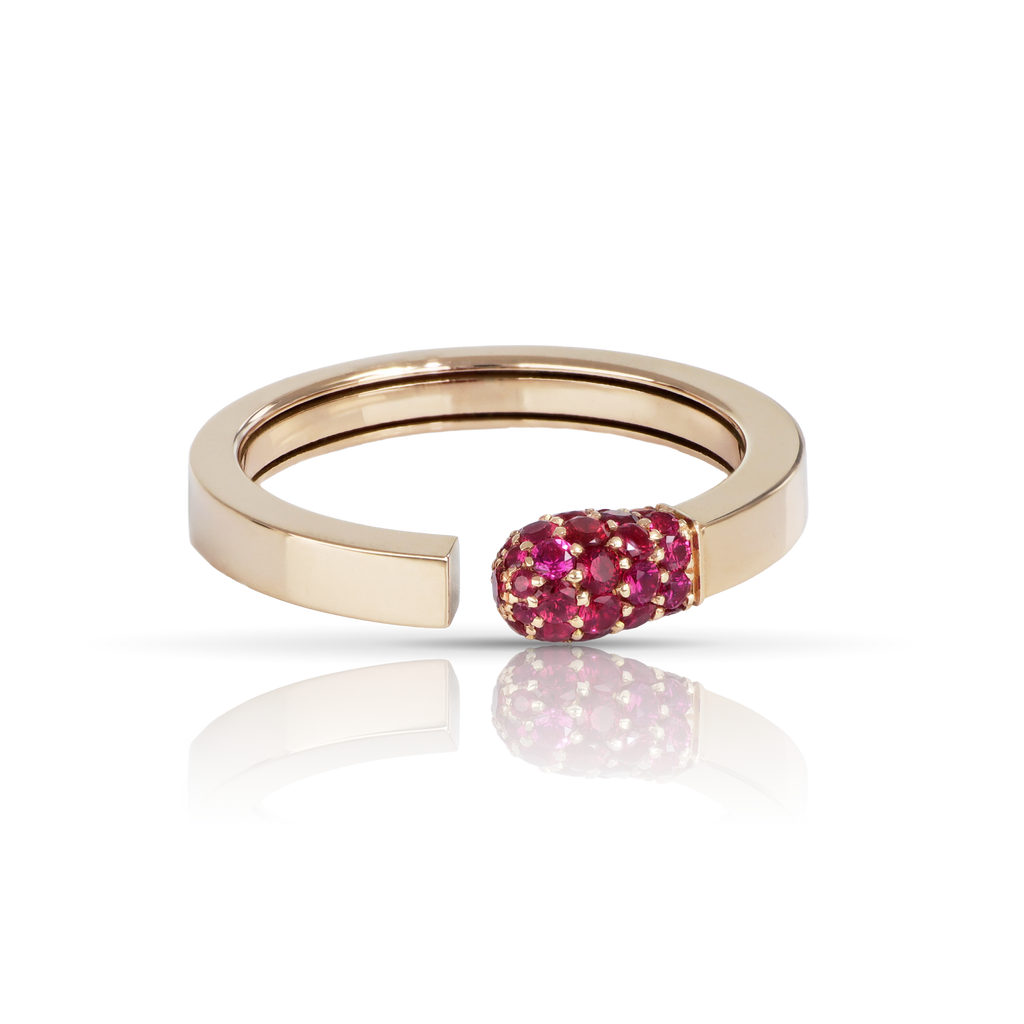 Pasquale Bruni Accendimi RG Ring with Rubies