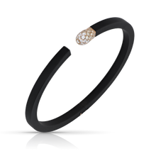 Load image into Gallery viewer, Pasquale Bruni Accendimi Bangle in 18k Rose Gold and Black Titanium with Diamonds