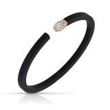 Pasquale Bruni Accendimi Bangle in 18k Rose Gold and Black Titanium with Diamonds