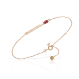 Pasquale Bruni Accendimi Bracelet in Rose Gold with Rubies