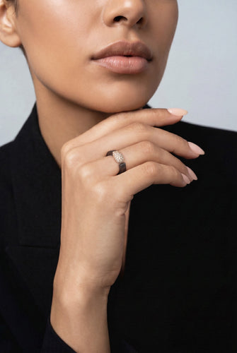 Pasquale Bruni Accendimi Titanium Ring with Diamonds