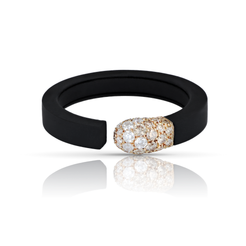 Pasquale Bruni Accendimi Titanium Ring with Diamonds
