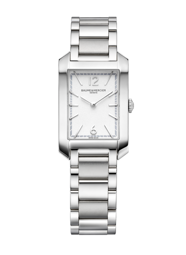 Baume & Mercier Hampton White Dial quartz on bracelet 10473