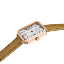 Load image into Gallery viewer, Tissot SRV Silver Dial Rose Gold PVD on Leather 30 x 21.8mm