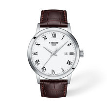 Load image into Gallery viewer, TISSOT CLASSIC DREAM WHITE DIAL QUARTZ WATCH ON LEATHER STRAP
