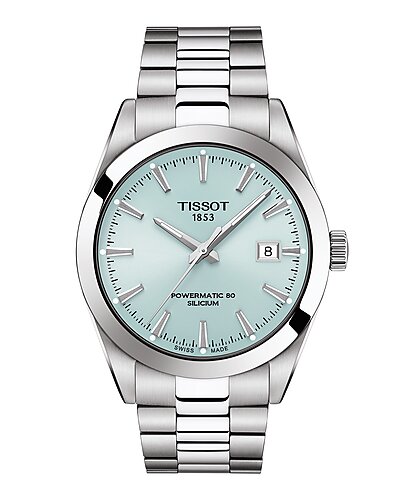 TISSOT GENTLEMAN POWERMATIC 80 SILICIUM ICE BLUE