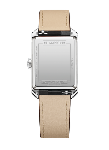 Baume & Mercier Hampton quartz 10670 on calf strap