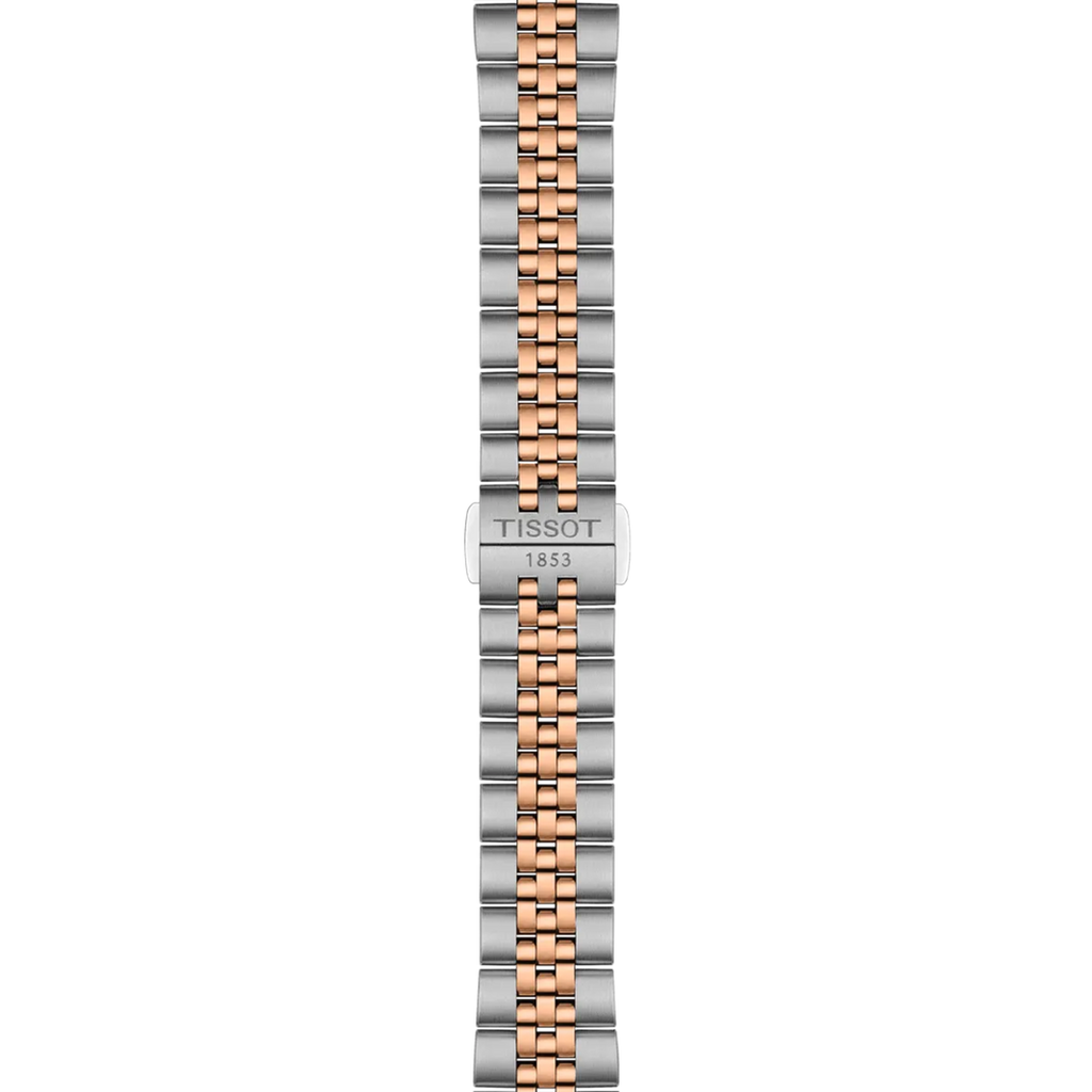 TISSOT BALLADE 30mm SILVER DIAL AUTOMATIC COSC -2 TONES RG PVD