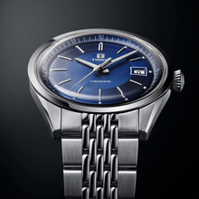 Load image into Gallery viewer, Tissot Visodate 39mm Automatic Blue on Bracelet