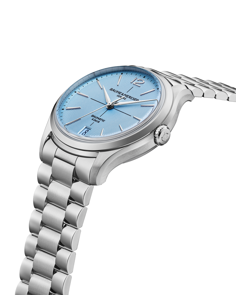 Baume & Mercier Clifton Ice Blue on Bracelet 10870 Limited Edition