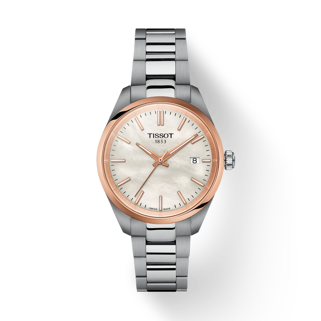 TISSOT PR 100 2 Tones RG PVD MOP DIAL 34MM