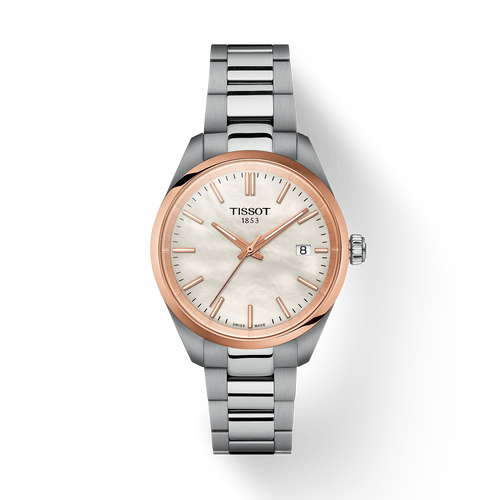 TISSOT PR 100 2 Tones RG PVD MOP DIAL 34MM