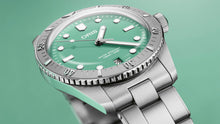 Load image into Gallery viewer, Oris Divers Steel Sixty-Five Cotton Candy Green 38mm Bracelet