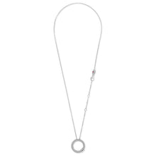 Load image into Gallery viewer, Roberto Coin Love in Verona Circle Pendant with Necklace in 18k white gold with diamonds