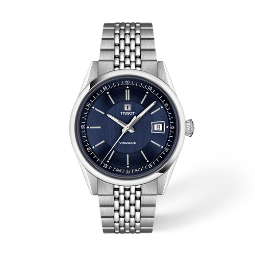 Tissot Visodate 39mm Automatic Blue on Bracelet
