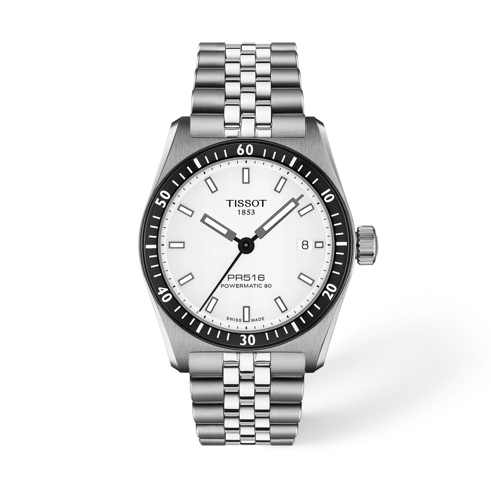 Tissot PR516 White Powermatic80