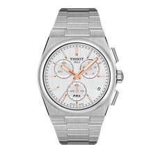 Load image into Gallery viewer, TISSOT PRX CHRONOGRAPH QUARTZ SILVER 41mm
