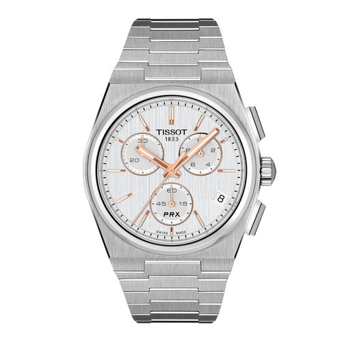 TISSOT PRX CHRONOGRAPH QUARTZ SILVER 41mm