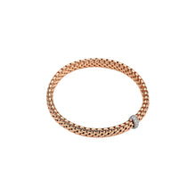 Load image into Gallery viewer, Fope Vendome Rose Gold Bracelet with Diamonds in small size