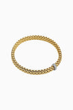 Fope Vendome Yellow Gold Bracelet with Diamonds