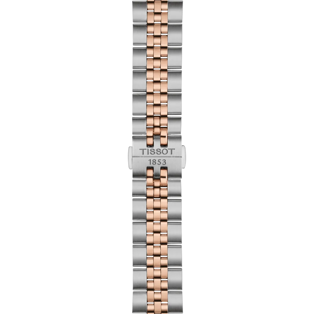 TISSOT BALLADE BROWN DIAL QUARTZ 2 TONES RG 40mm