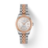 TISSOT BALLADE 30mm SILVER DIAL AUTOMATIC COSC -2 TONES RG PVD