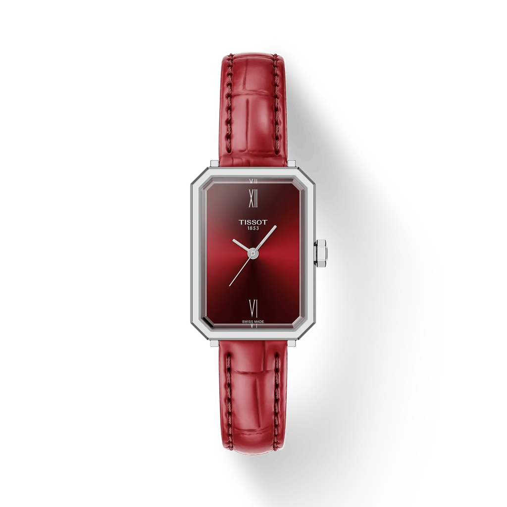 Tissot SRV Red on Red Leather 30 x 21.8mm