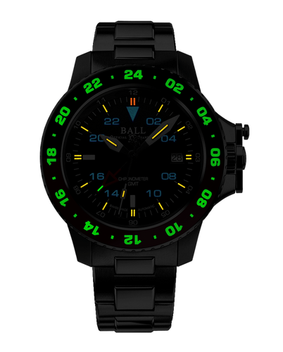 Ball Watch Engineer Hydrocarbon AeroGMT II Black & Red Bezel 40mm